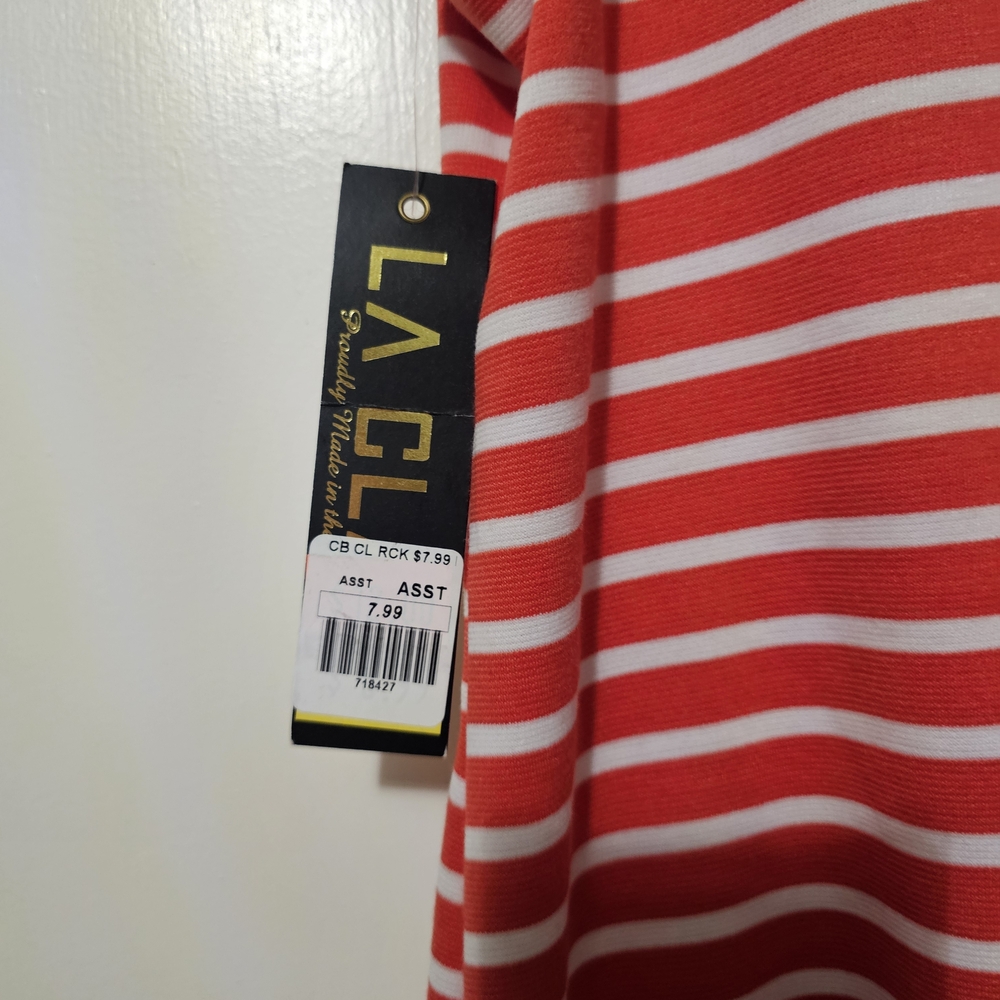 Red and White Casual Sleeveless Midi Sundress - Picture 3 of 4